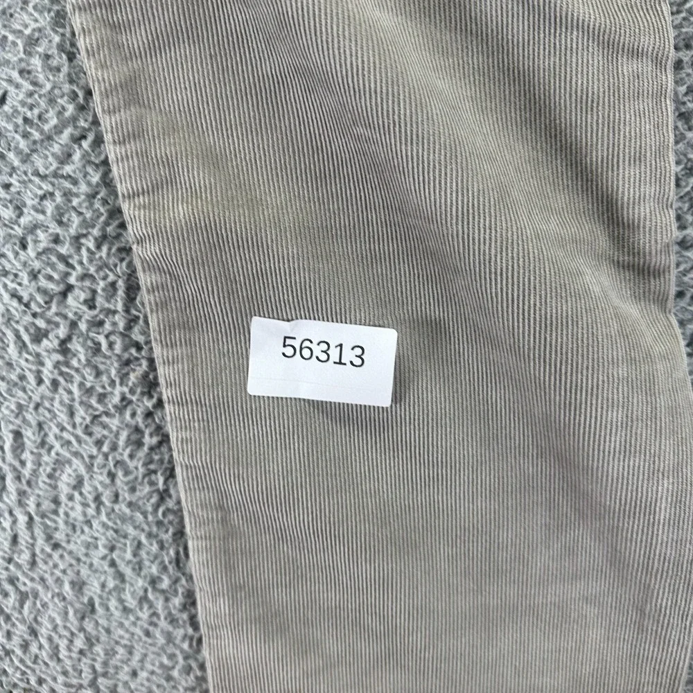 Vintage Levi's 505 Pant Mens 32x30 Gray Cotton Corduroy Chino Straight Business